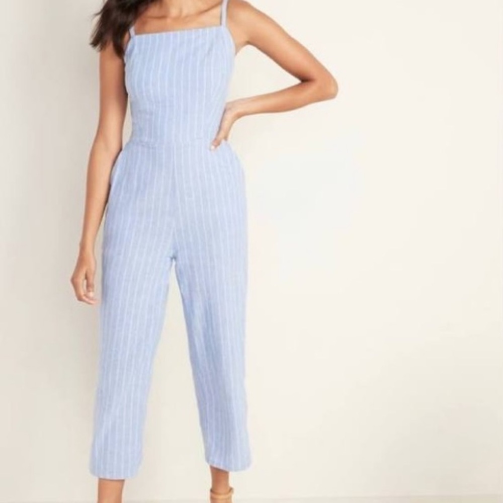 Old Navy Striped Jumpsuit